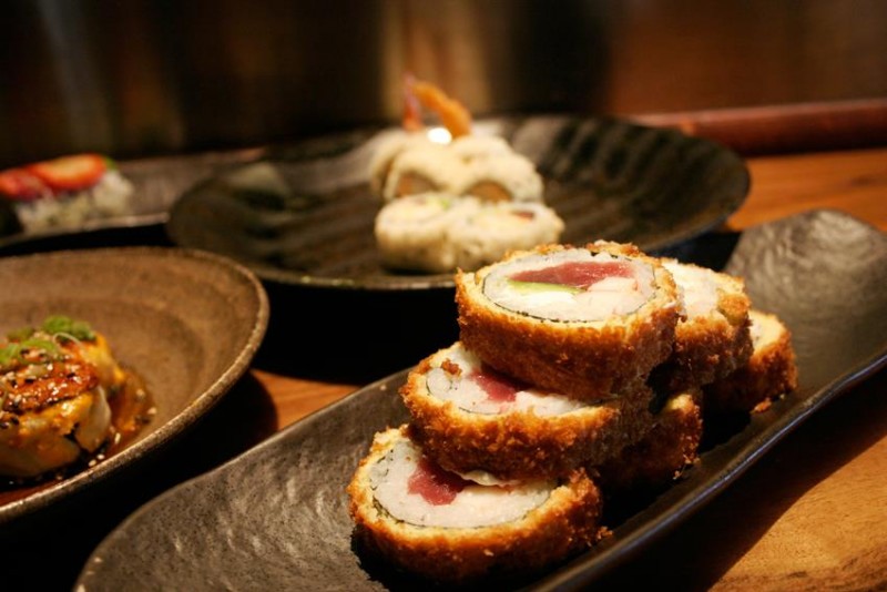 The crunch rolls are the most famed dishes at Dragonfly. Available at 201 SE 2nd Ave #104, Gainesville, FL 32601. Photo courtesy of Dragonfly Gainesville's official Facebook.